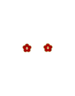 Boucles d'oreilles Fleur AÉLYS en Or 375/1000  - AE-B40120