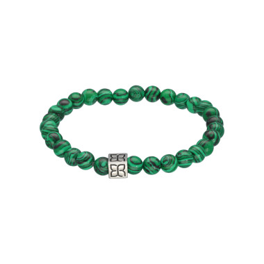 Bracelet CAIRN par ETIKA avec Malachite Verte - AE-BR7ML0006