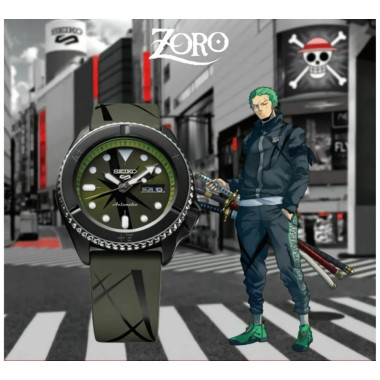 Montre Automatique ONE PIECE Zoro - SEIKO Homme - SRPH67K1