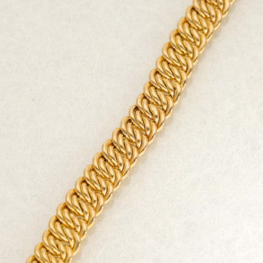 Bracelet AÉLYS en Or 750/1000 Maille Américaine 7 mm - AE-BR30015