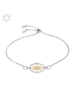 Bracelet Étoile FOSSIL Femme en Acier Bicolore - JFS00575998