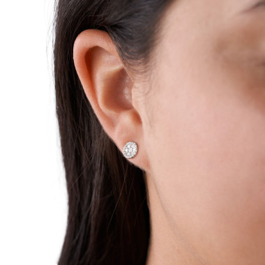 Boucles d'oreilles FOSSIL Femme en Argent 925/1000 avec Oxydes - JFS00518040