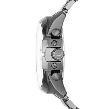 Montre MEGA CHIEF - DIESEL Bracelet Acier Noir Fumé - DZ4329