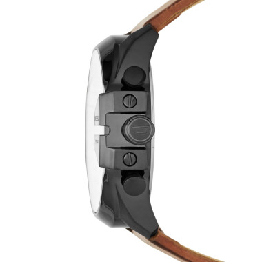 Montre MEGA CHIEF - DIESEL Bracelet Cuir Marron - DZ4343