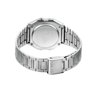 Montre CASIO VINTAGE Mixte Bracelet Acier Gris - A163WA-1QES