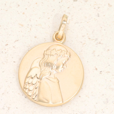 Médaille Ange AÉLYS en Or 375/1000 - AE-P40041