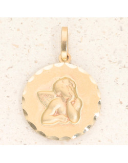 Médaille Ange AÉLYS en Or 375/1000 - AE-P40042