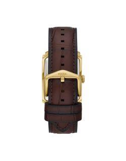 Montre CARRAWAY - FOSSIL Homme Bracelet Cuir Marron - FS6011