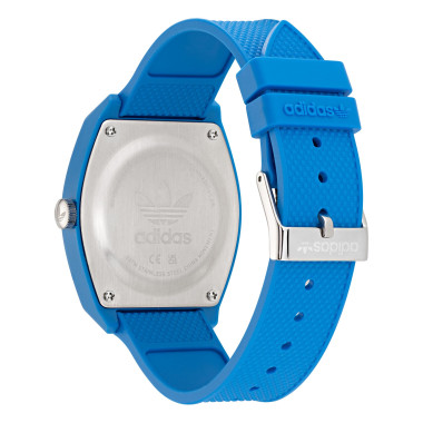 Montre ADIDAS - PROJECT TWO Mixte Bracelet Résine Bleu - AOST22033