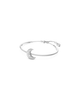 Bracelet LUNA - SWAROVSKI en Métal Blanc et Cristaux Blanc - 5666175