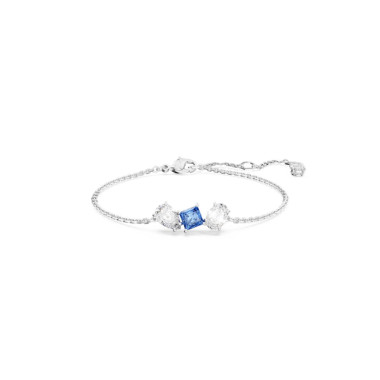 Bracelet MESMERA - SWAROVSKI en Métal Blanc et Cristaux Bleu - 5668359
