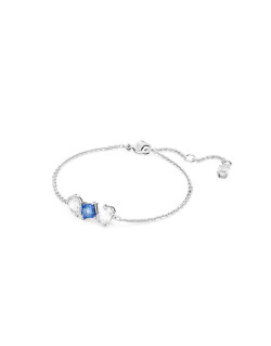 Bracelet MESMERA - SWAROVSKI en Métal Blanc et Cristaux Bleu - 5668359