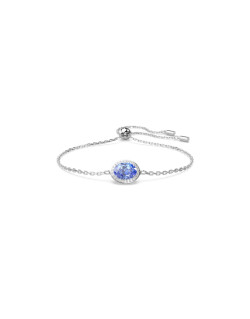 Bracelet CONSTELLA - SWAROVSKI en Métal Blanc et Cristaux Bleu - 5671895