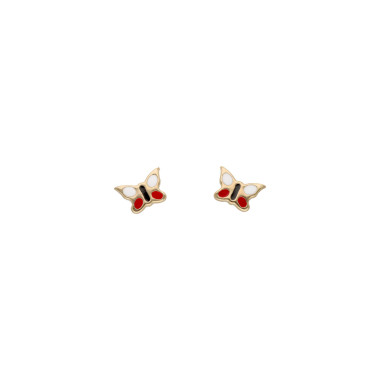 Boucles d'oreilles Papillon AÉLYS en Or 750/1000 - AE-B30003