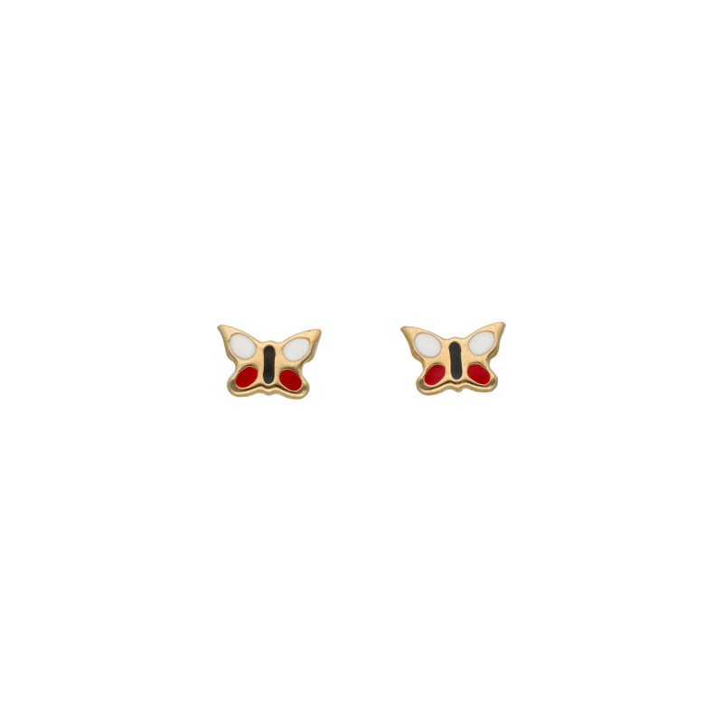 Boucles d'oreilles Papillon AÉLYS en Or 375/1000 - AE-B40182