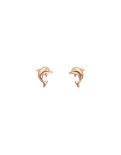 Boucles d'oreilles Dauphin AÉLYS en Or 375/1000 Rose - AE-B40189