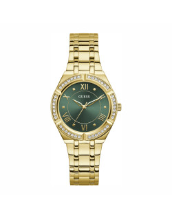 Montre COSMO - GUESS Femme Bracelet Acier Doré - GW0033L8