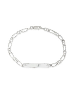 Bracelet Identité Homme AÉLYS en Argent 925/1000 -19 cm - AE-BR60159