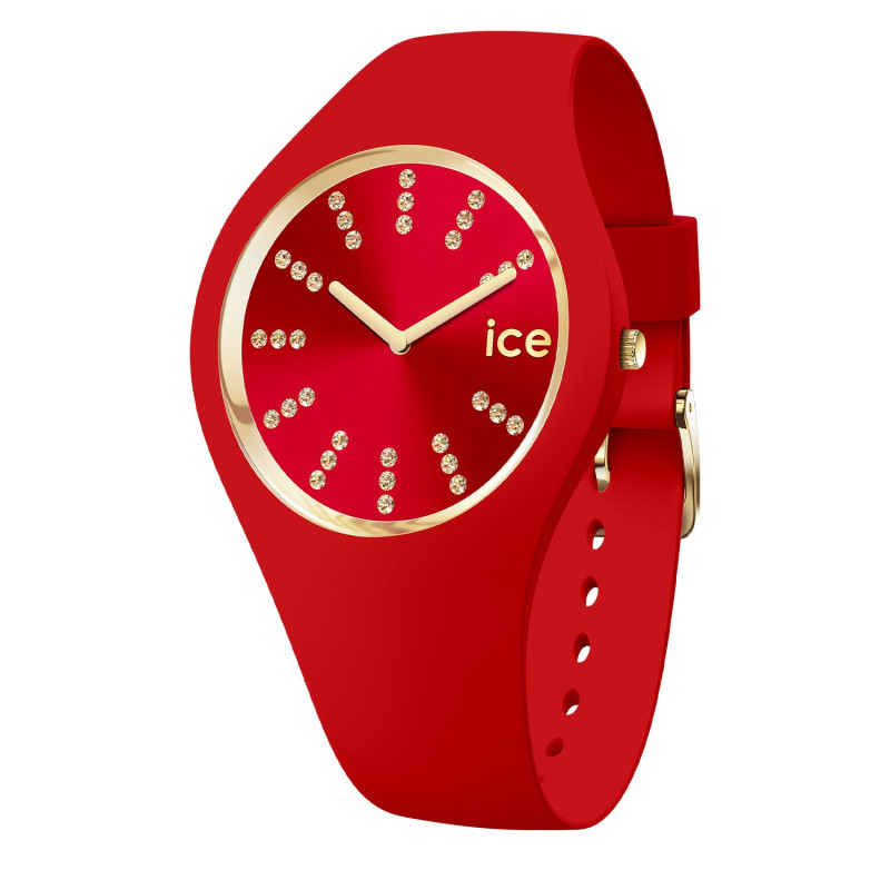 Montre ICE COSMOS - ICE WATCH Femme Bracelet Silicone Rouge - 021302