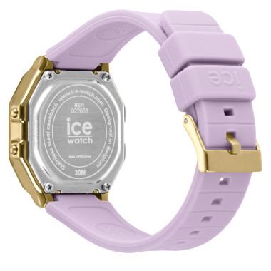 Montre ICE DIGIT RETRO - ICE WATCH Femme Bracelet Silicone Violet - 022061