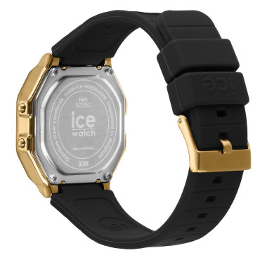 Montre ICE DIGIT RETRO - ICE WATCH Femme Bracelet Silicone Noir - 022064