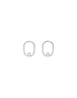 Boucles d'oreilles COROA en Argent 925/1000 Blanc avec Oxydes - AE-B6OZ0311