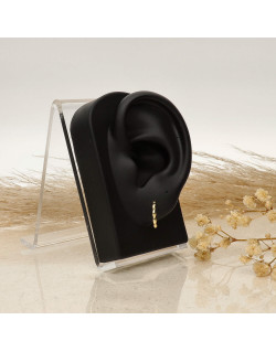 Boucles d'oreilles ABELLION en Argent 925/1000 Jaune - AE-B60227