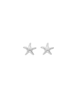 Boucles d'oreilles étoile de mer ECLAT DE LUNE en Argent 925/1000 Blanc - AE-B60229