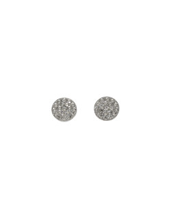 Boucles d'oreilles AÉLYS en Argent 925/1000 et Cristal - AE-B6CR0092