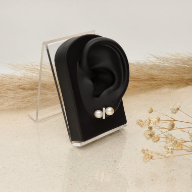 Boucles d'oreilles AÉLYS en Argent 925/1000 avec Perles - AE-B6PL0029