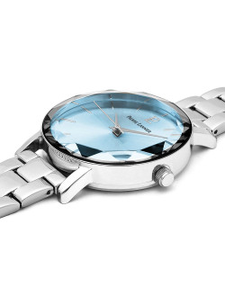 Montre Femme MULTIPLES Cadran Bleu Bracelet Acier Argenté - 011L661