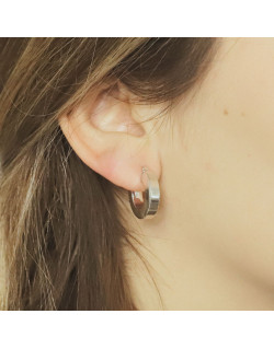 Boucles d'oreilles Créoles AÉLYS en Argent 925/1000 - 10 mm - AE-B60241