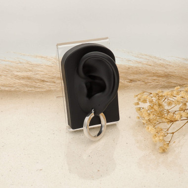 Boucles d'oreilles Créoles AÉLYS en Argent 925/1000 - 20 mm - AE-B60243