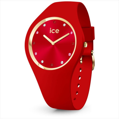 Montre ICE COSMOS - ICE WATCH Femme Bracelet Silicone Rouge - 022459