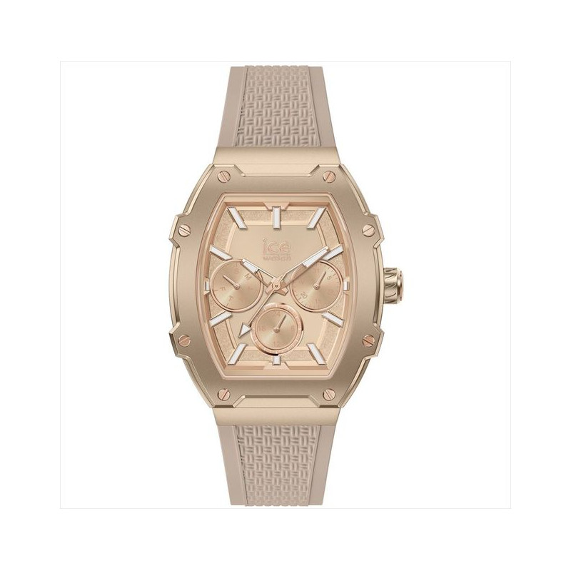 Montre ICE BOLIDAY - ICE WATCH Femme Bracelet Silicone Marron - 022861