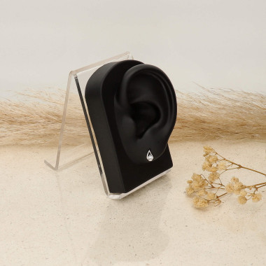 Boucles d'oreilles Goutte AÉLYS en Argent 925/1000 avec Oxydes - AE-B6OZ0364