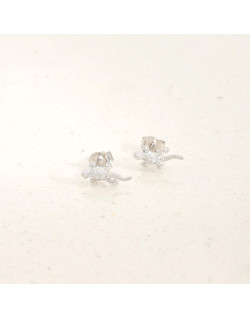 Boucles d'oreilles Salamandre AÉLYS en Argent 925/1000 avec Oxydes - AE-B6OZ0370