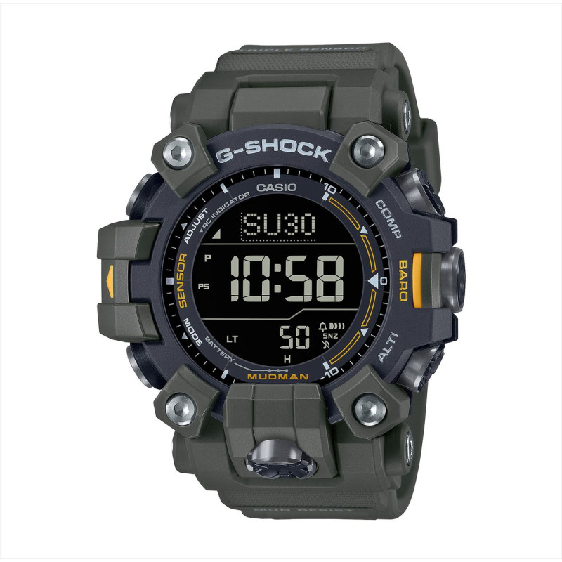 Montre MUDMAN - G-SHOCK Homme Bracelet en Résine Vert - GW-9500-3ER