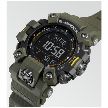 Montre MUDMAN - G-SHOCK Homme Bracelet en Résine Vert - GW-9500-3ER