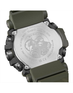 Montre MUDMAN - G-SHOCK Homme Bracelet en Résine Vert - GW-9500-3ER