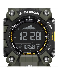 Montre MUDMAN - G-SHOCK Homme Bracelet en Résine Vert - GW-9500-3ER