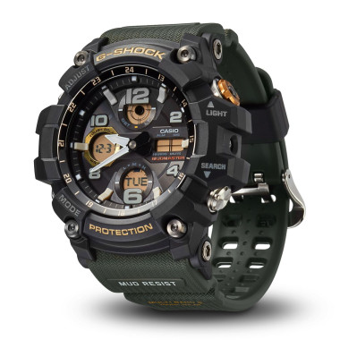 Montre MUDMASTER - G-SHOCK Homme Bracelet en Résine Vert - GWG-100-1A3ER