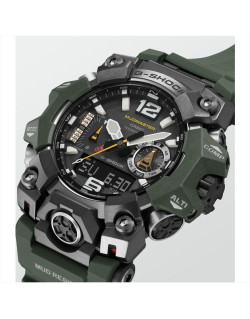 Montre MUDMASTER - G-SHOCK Homme Bracelet en Résine Vert - GWG-B1000-3AER