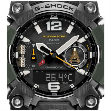 Montre MUDMASTER - G-SHOCK Homme Bracelet en Résine Vert - GWG-B1000-3AER