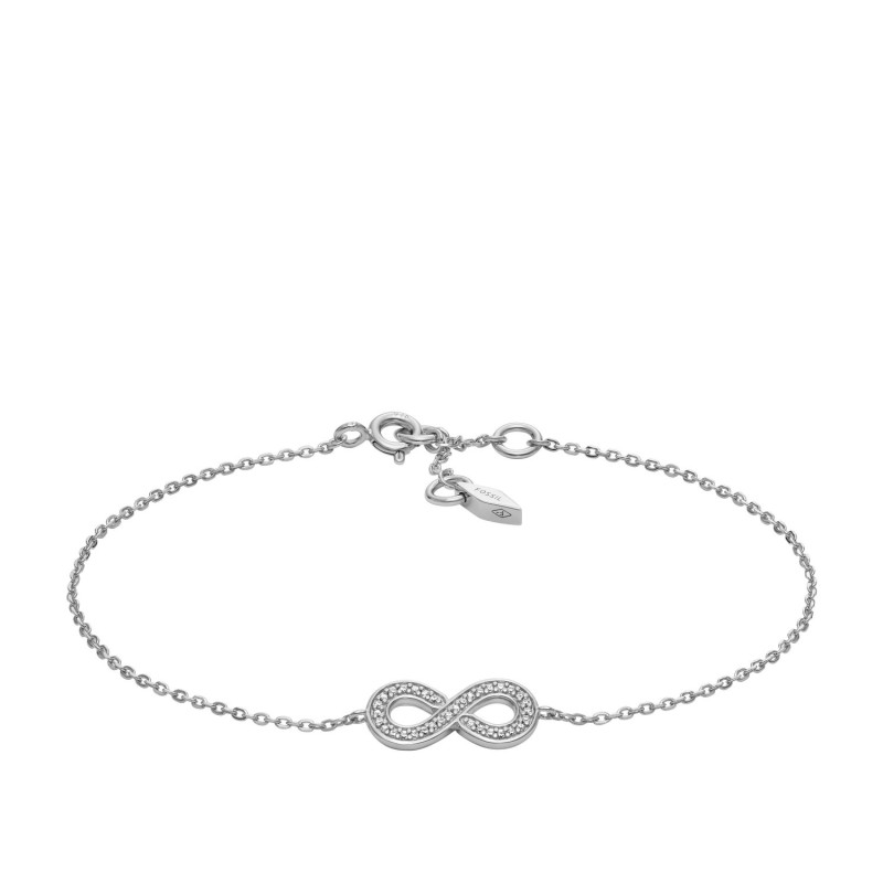 Bracelet INFINITY FOSSIL Femme en Argent 925/1000 avec Oxydes - JFS00633040