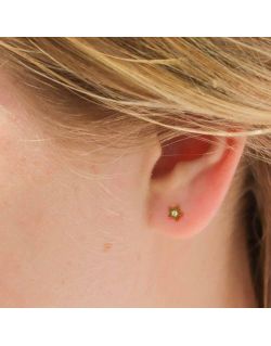 Boucles d'oreilles 3 Pièces ETIKA en Acier Jaune avec Oxydes - AE-B7OZ0015