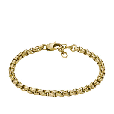 Bracelet ALL STACKED UP - FOSSIL Mixte en Acier Jaune - JF04561710