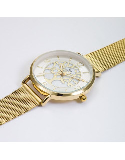 Montre GO MADEMOISELLE Femme Bracelet Milanais Métal Doré - 695441