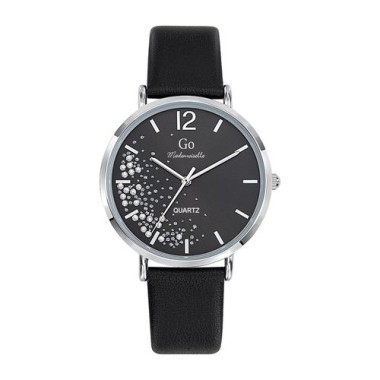 Montre GO MADEMOISELLE Femme Bracelet Cuir Noir - 699355