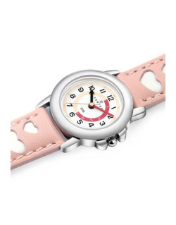 Montre CERTUS Cœur Enfant Bracelet Simili Cuir Rose - 647450